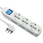 MULTIPRESA POLIVALENTE CON INTERRUTTORE 3+6 posti - ELECTRALINE