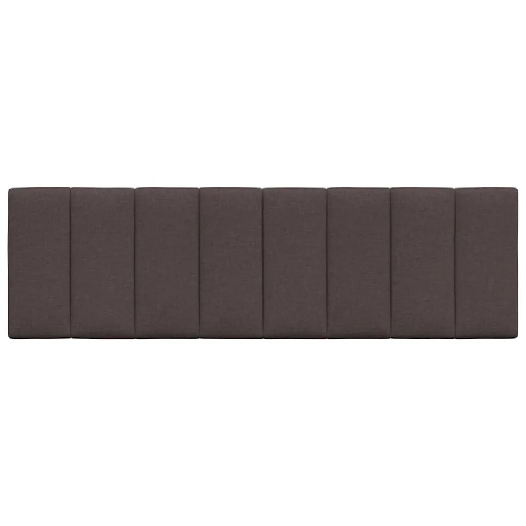 Coussin de tête de lit Hanko marron foncé 160 cm tissu