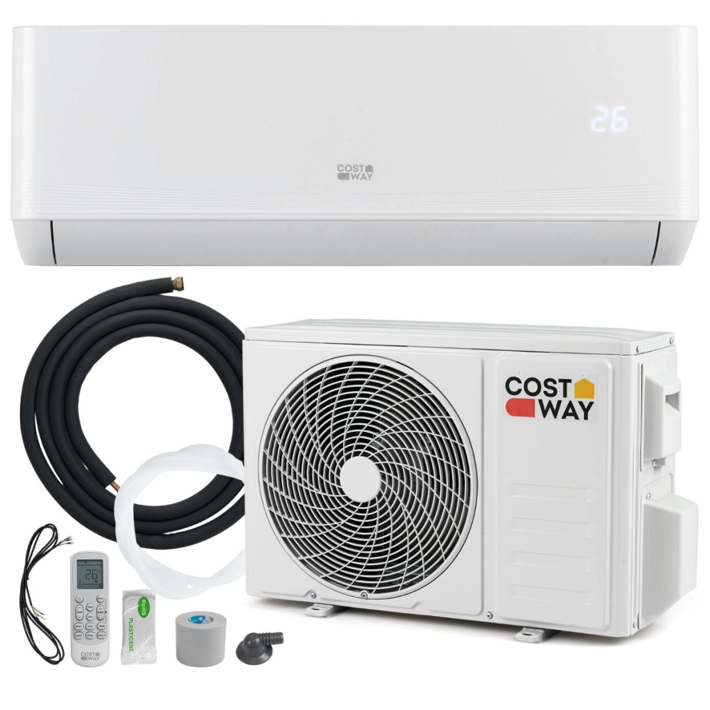 Condizionatore e riscaldatore inverter senza condotti con kit di installazione, Condizionatore d¡¯aria mini split da 12000 BTU-Condizionatori aria