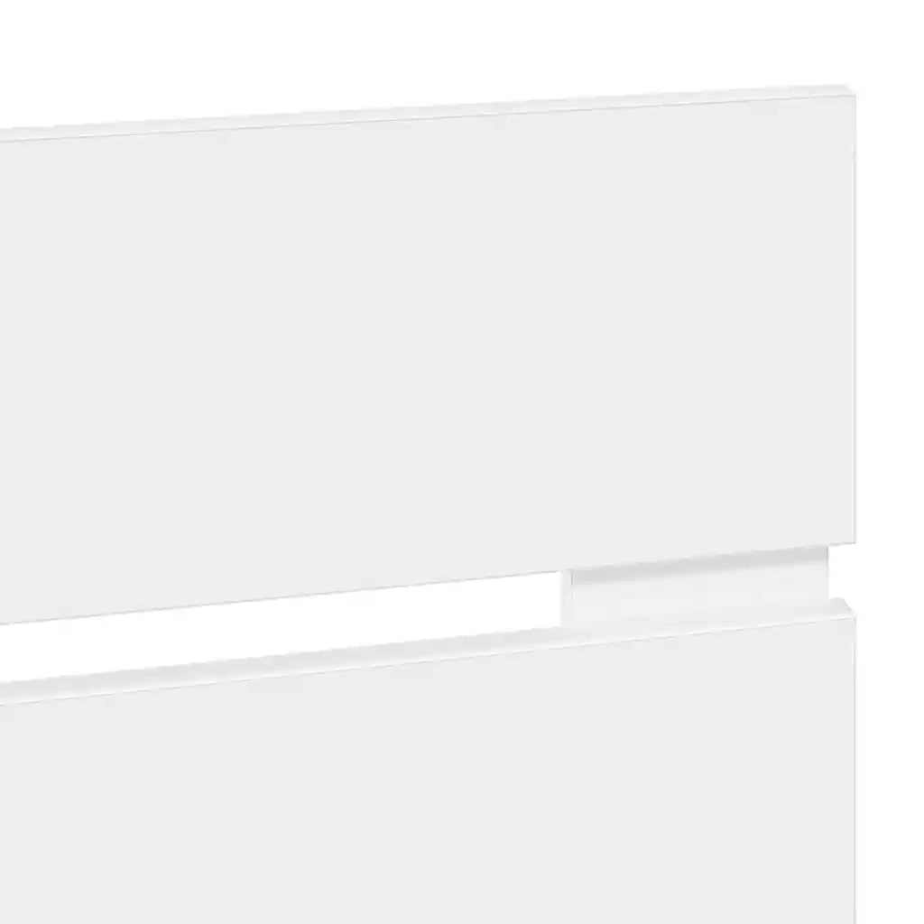 Testiera-Testata-Testiera Decorativa Bianco 150 cm Legno multistrato 252495