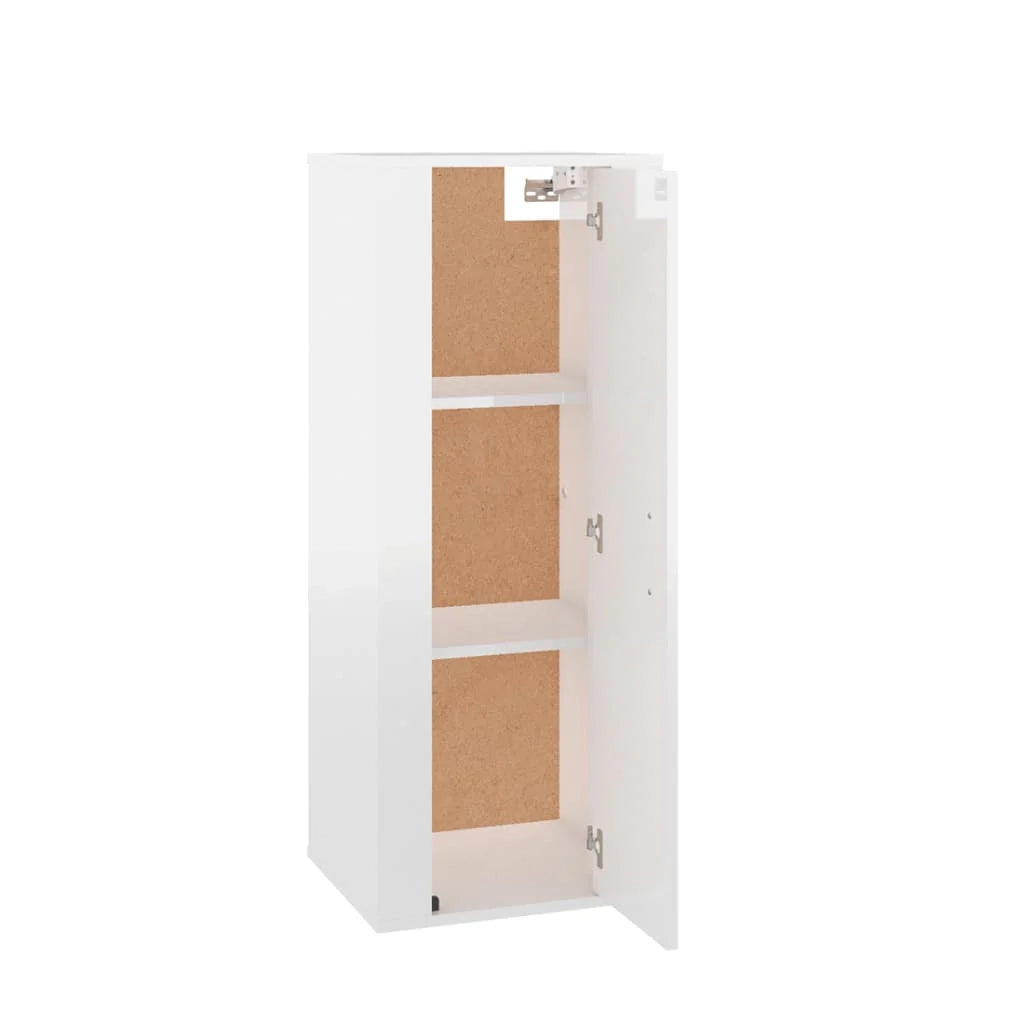 Mobile TV multimediale scaffale TV credenza mobile TV sala da pranzo soggiorno camera da letto da parete lucido 40 x 34,5 x 100 cm bianco 02_0028087