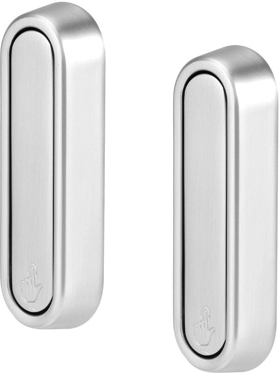 Hanger da parete 2 in 1 pieghevole, chiodi per abbigliamento in acciaio inox per appendere giacche, cappotti, asciugamani, abbigliamento, cappelli, borse, chiavi (argento)