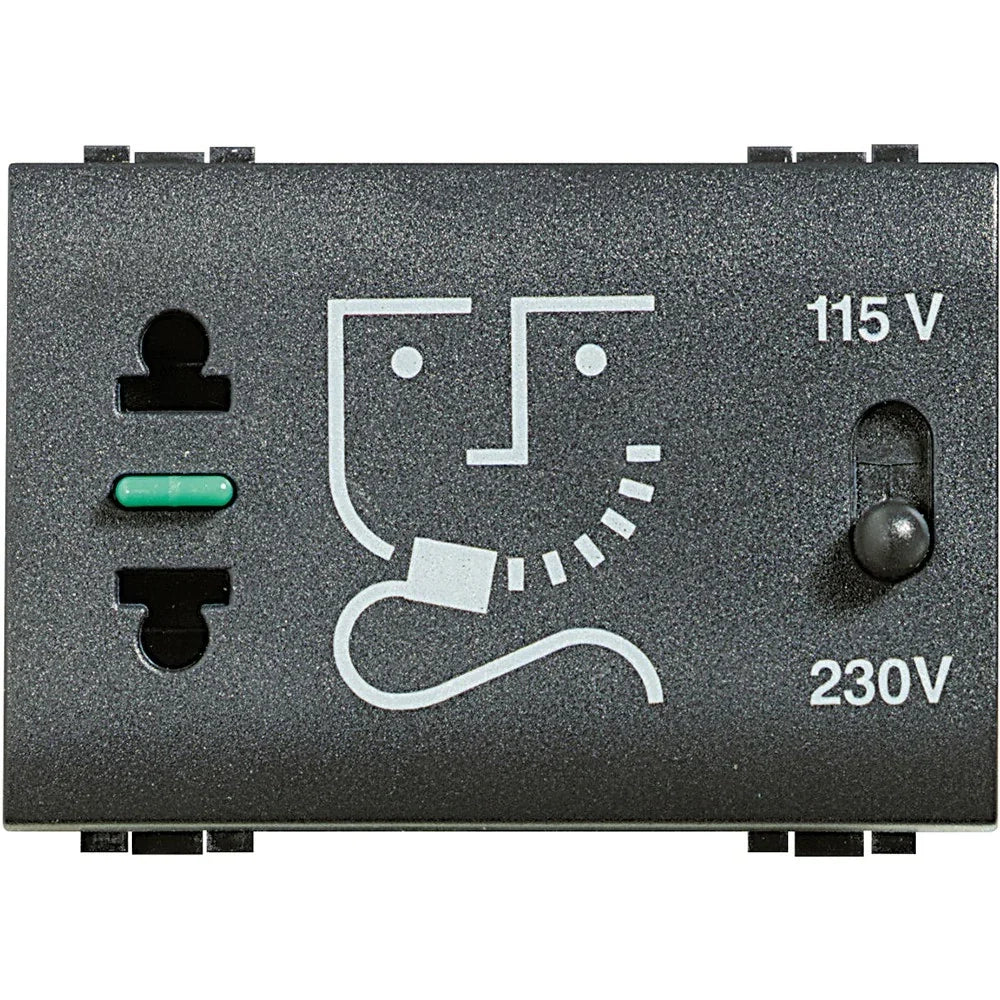 Living Int. - Presa per rasoio con trasformatore di isolamento 230 Vac - L4177