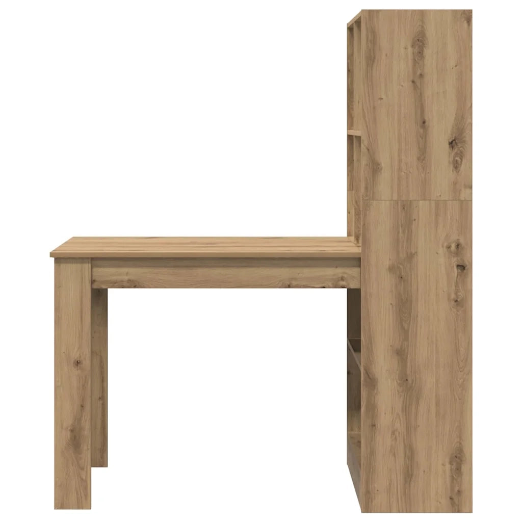 Scrivania con lo scaffale Rovere artigianale 122 x 67 x 145 cm 3337264