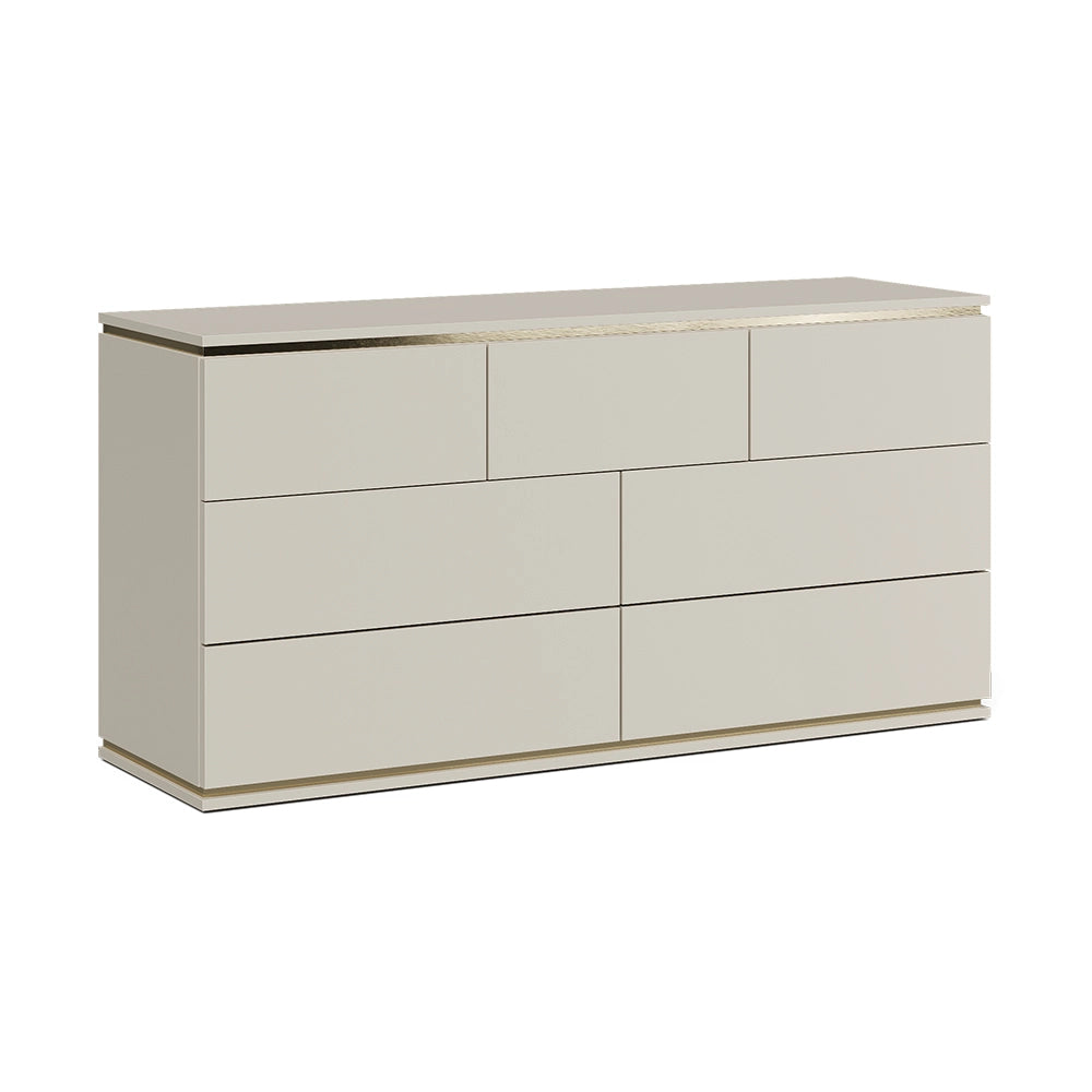 Vicco Cassettiera per camera da letto Cachemire 139.8 x 70 cm con 7 cassetti