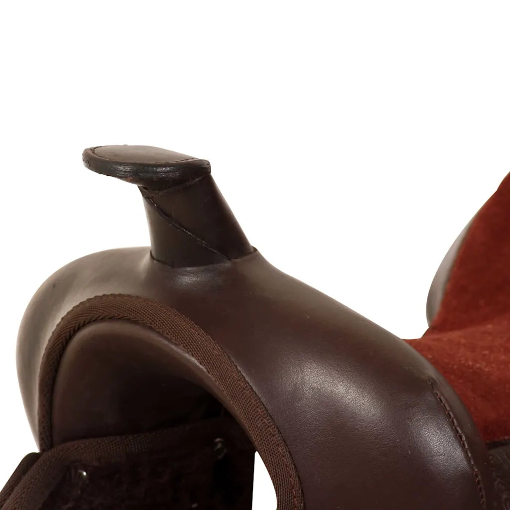 Sella Western Testiera e Pettorale in Vera Pelle 12" Marrone CFW8496041