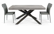 Tavolo big table nobilitato finitura beton l.180 p.100 h.77 (aperto280cm) (1614) - Mobili 2G
