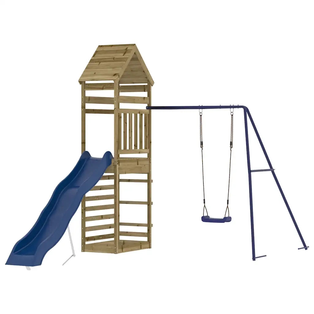 Set da Gioco da Esterno in Legno di Pino Impregnatocod mxl 126571