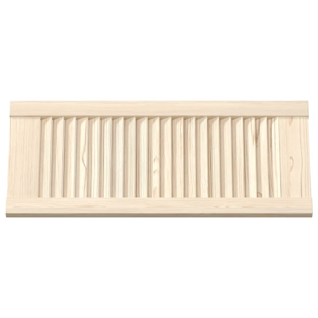 Ante con Design a Lamelle 2 pz 69x29,5 cm in Legno di Pino 4015892