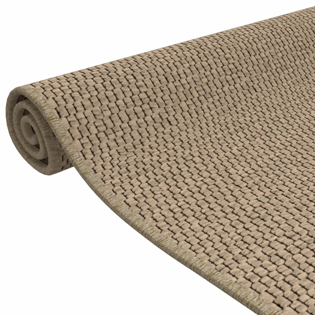 Tappeto del soggiorno | Tappeto Corsia Aspetto Sisal Sabbia 50x100 cm