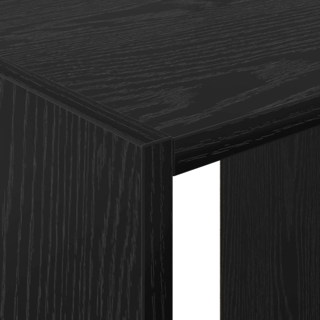 Guardaroba con lo scaffale Rovere Nero 77 x 48 x 102 cm 879644