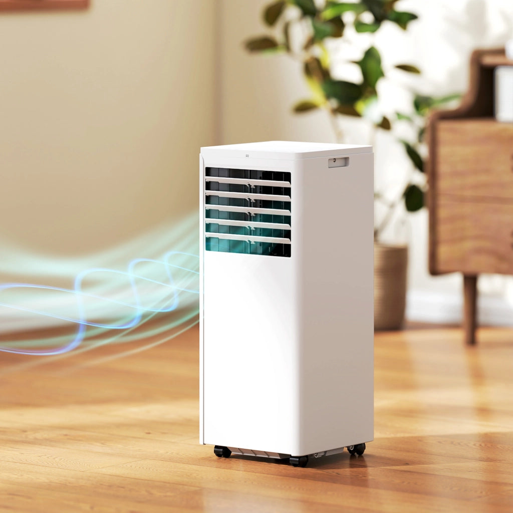 Condizionatore Portatile 7000 BTU, Unit¨¤ 4-in-1 con Raffreddamento, Deumidificatore, Ventilatore, Modalit¨¤ Notte