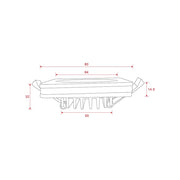 Lampada Incasso Phanton Alluminio Bianco Led Integrato 7W Ip20