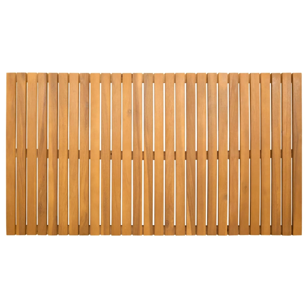 Tappeto da bagno Tinta unita Marrone 100 x 55 cm legno 42025257