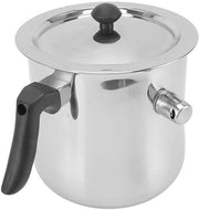 Fornello a Miele 2,5L - Acciaio Inossidabile - Riscaldante - Multifunzionale - Candelabri DIY - Materiali di Alta Qualità - Ciotola per Sciogliere il Miele