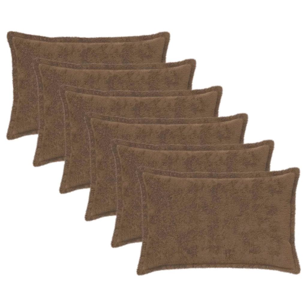 Federa 6 pcs HOUTEN Marrone Chiaro 30 x 50 cm 916320