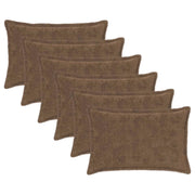 Federa 6 pcs HOUTEN Marrone Chiaro 30 x 50 cm 916320