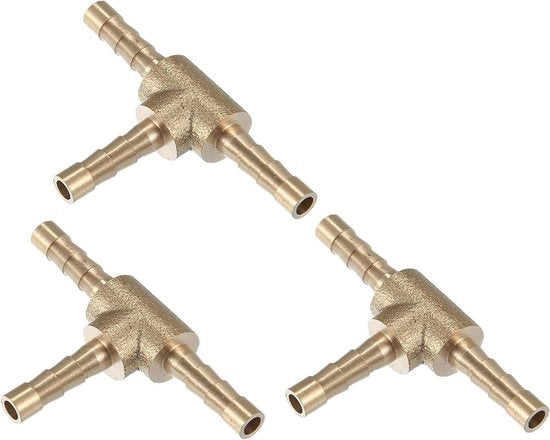 Connettore T a 3 vie in rame 3 pezzi 4 mm 0,16