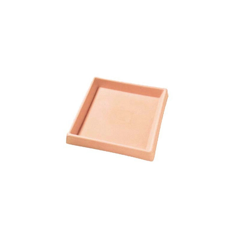 Sottovaso Quadrato in Resina per Vaso Lombardia 37x37 cm