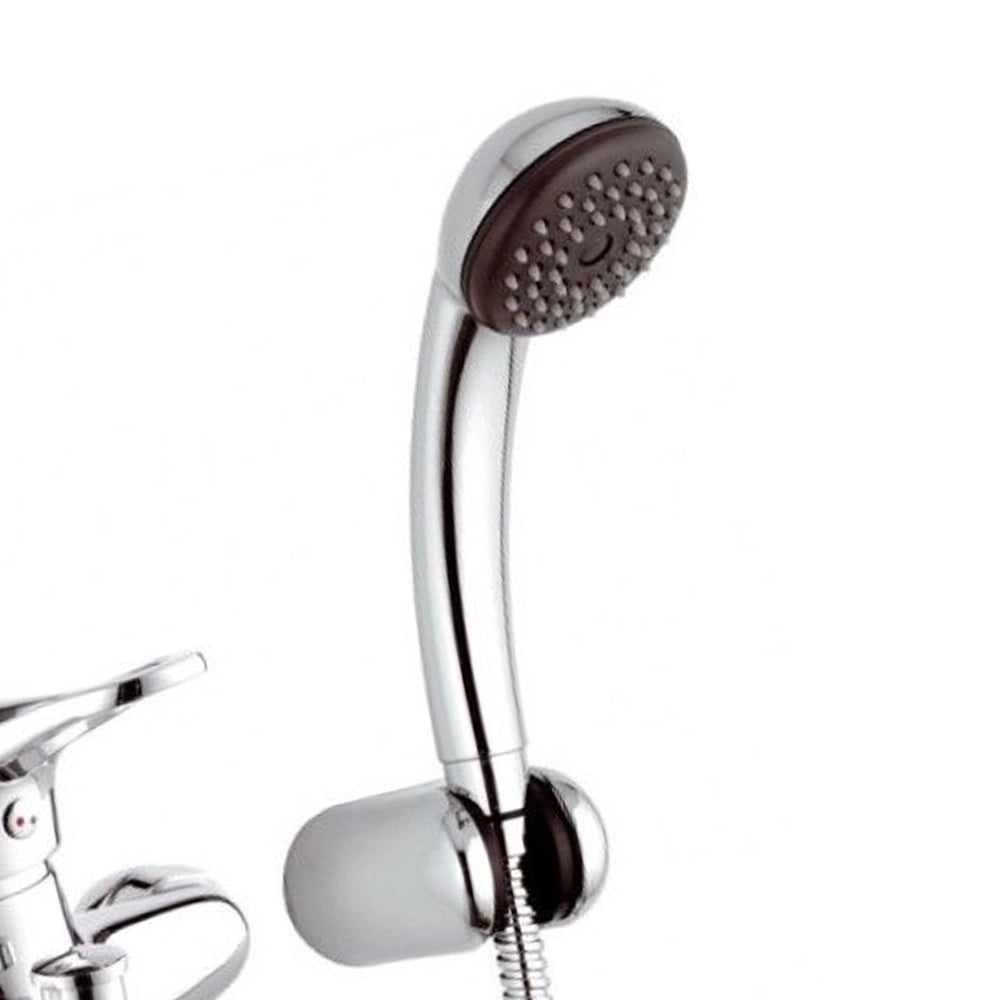 Miscelatore bordo vasca con doccino e flessibile remer - serie kiss