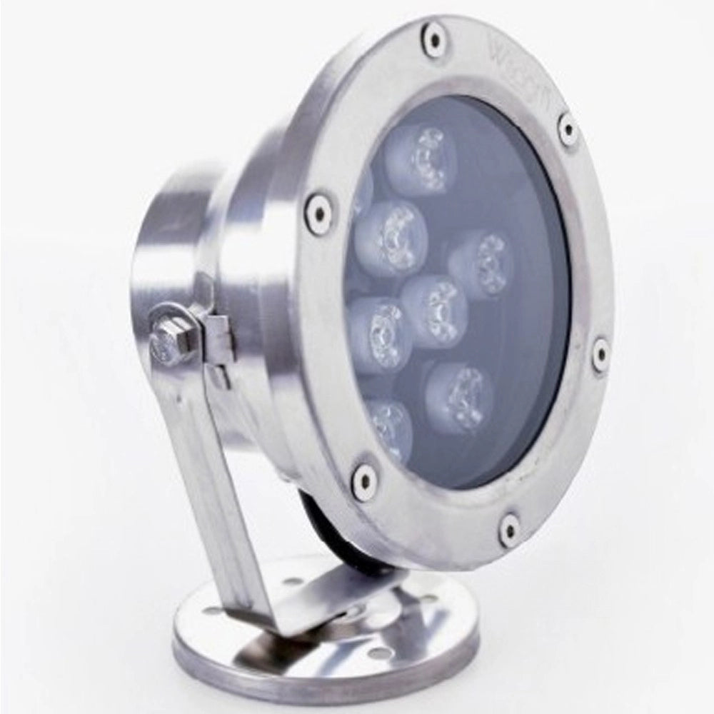 Trade Shop - Faretto Spot Light Per Esterno Da Giardino 9 Watt Luce Calda Fredda Verde Rgb -