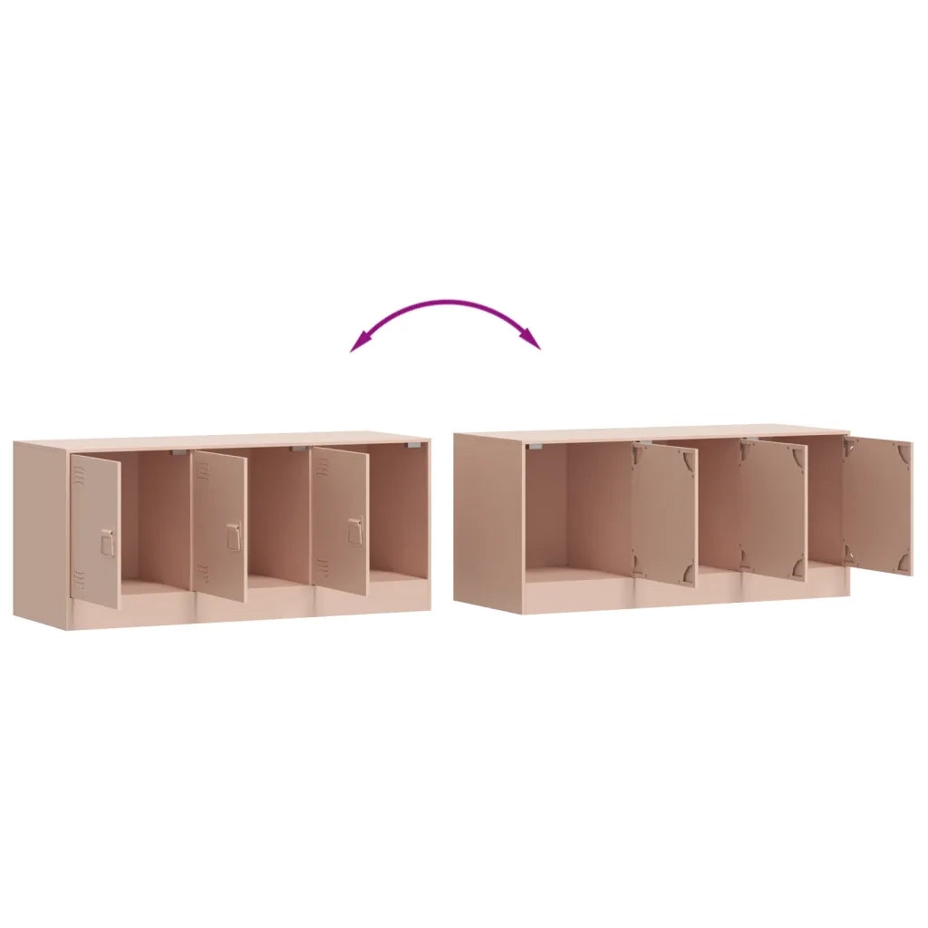 Mobile TV | Armadietto TV | Mobile Porta TV Rosa 99x39x44 cm in Acciaio