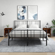 Comodini 2pz-Set di 2 Tavolino da notte Rovere Fumo 40x35x50 cm in Legno Multistrato 932460