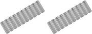 Set di viti a 20 pezzi in acciaio carbonio zincato - Accessori di fissaggio - Viti a vite - Asta lunga - Montaggio rettilineo - Viti a goccia