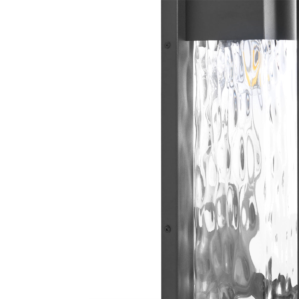 Set di 2 applique da esterno in metallo, stile tradizionale, per porta d'ingresso e veranda, nero per porta d'ingresso e veranda
