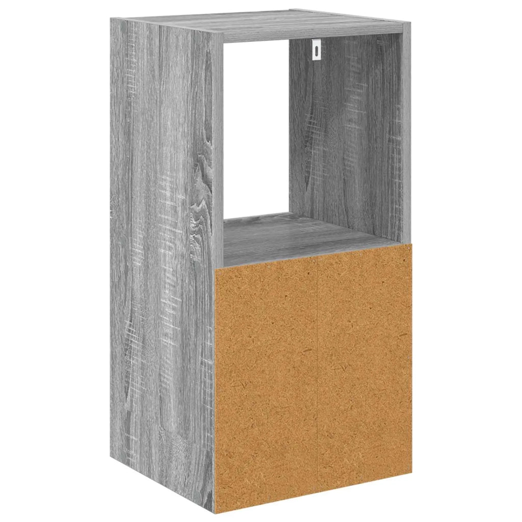 Comodino con cassetto 2 pcs Grigio Sonoma 35 x 32 x 68,5 cm 8000639
