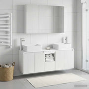 Set di Armadi da Bagno 4 pcs Bianco Legno ingegnerizzato 3406423