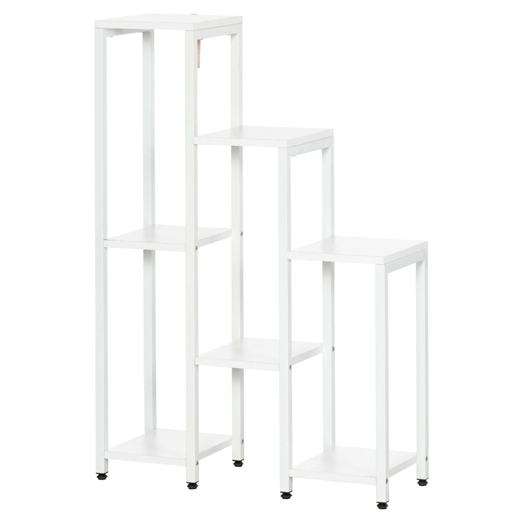 Portafiori per interno ed esterno ¨C zephmum ¨C bianco, acciaio, 65x23x94,5cm