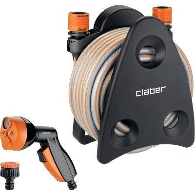 AVVOLGITUBO IRRIGAZIONE MINISET BALCONY CLABER  TUBO 1/2 MT 10 + RACCORDI + PISTOLA