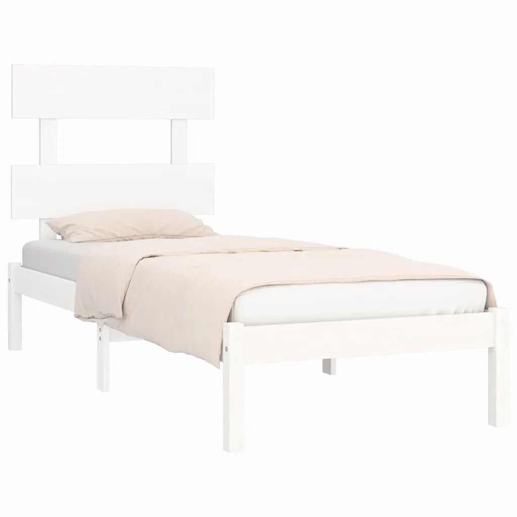 Giroletto Bianco in Legno Massello 90x190 cm 3FT6 Single cod mxl 64047