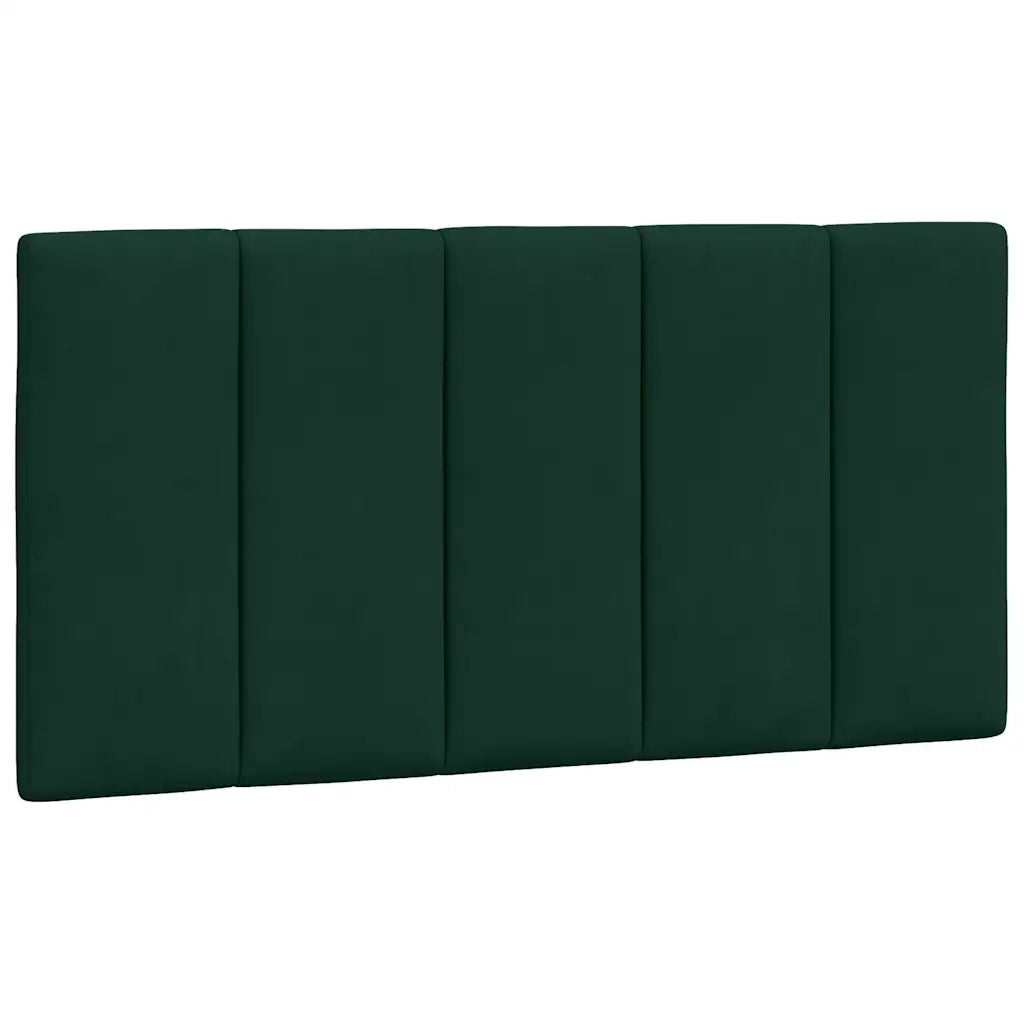Letto con Materasso Hanko Verde Scuro 100x200 cm in Velluto 3208583