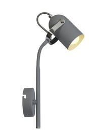 Lampada a sospensione Candellux Gray E14 grigia cromata
