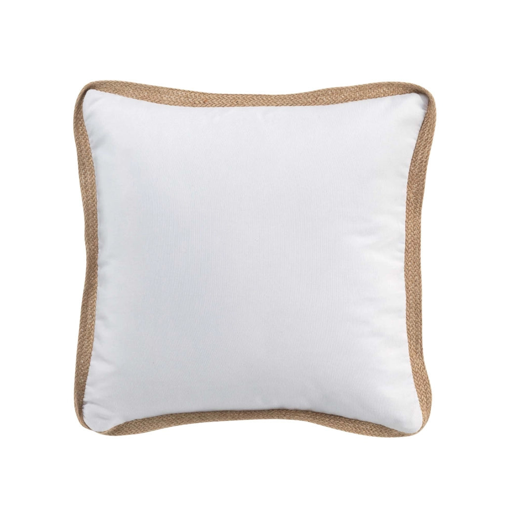 CUSCINO SFODERABILE FILETTO   40X40 Bianco
