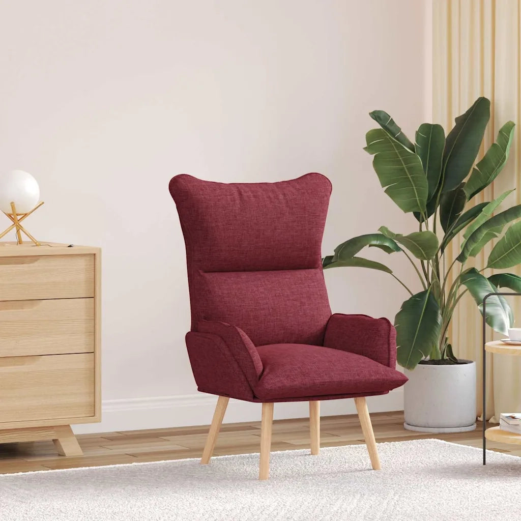 poltrona Rosso Vino 69 x 74 x 93 cm Tessuto e compensato 42001868