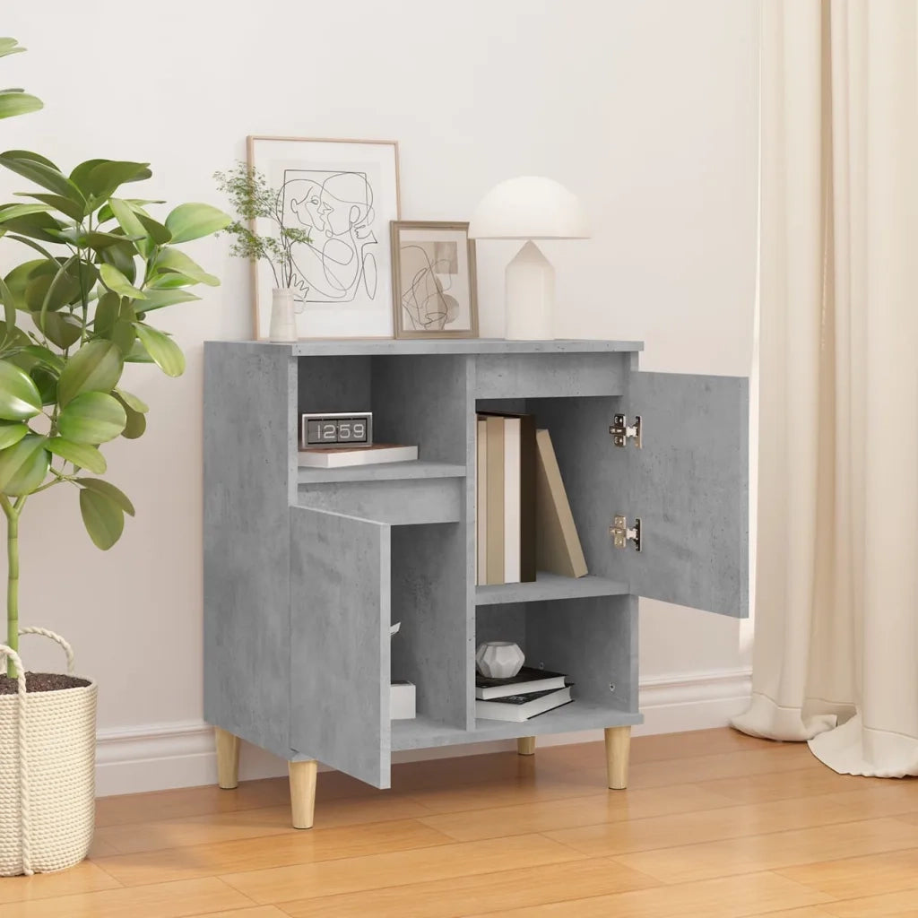 Credenza Grigio Cemento 60x35x70 cm in Legno Multistratocod mxl 79523