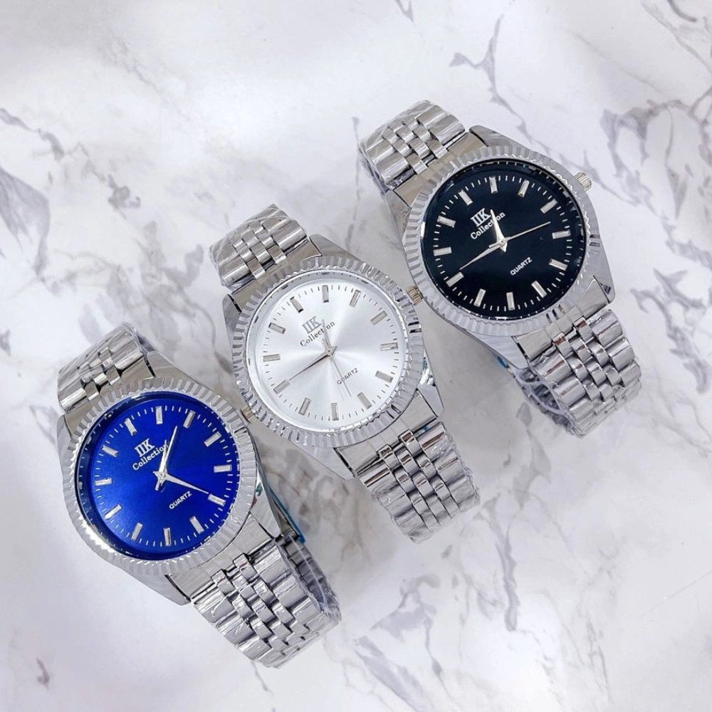 Trade Shop - Orologio Acciaio Elegante 38 Mm Quadrante Moderno Minimal -