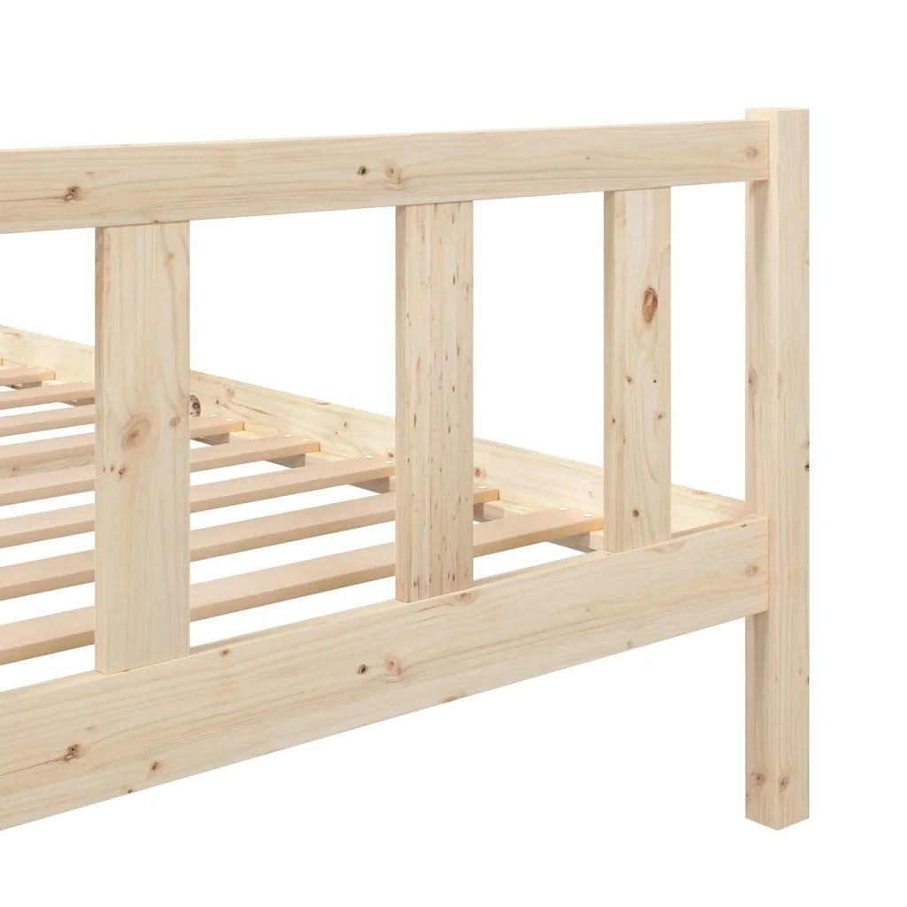 Giroletto-Struttura Letto in Legno Massello 140x190 cm 241999