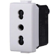 Trade Shop - Serie Bticino Frutti Matix Compatibile Presa Schuko Lan Pulsante Deviatore Usb -     Presa Bipasso