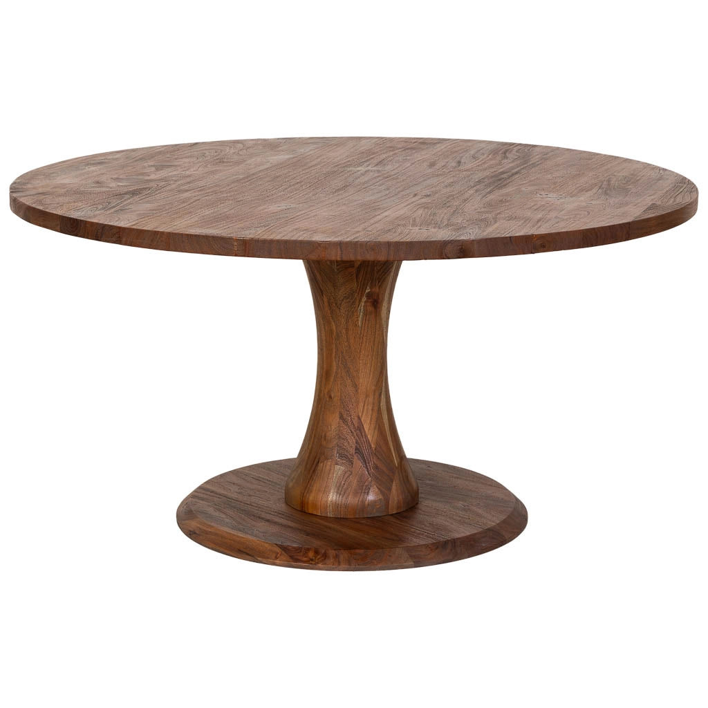Tavolo da pranzo in legno marrone 150x150x77h cm