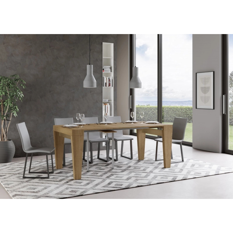 Consolle allungabile 90x40/196 cm Spimbo Small - Quercia Natura