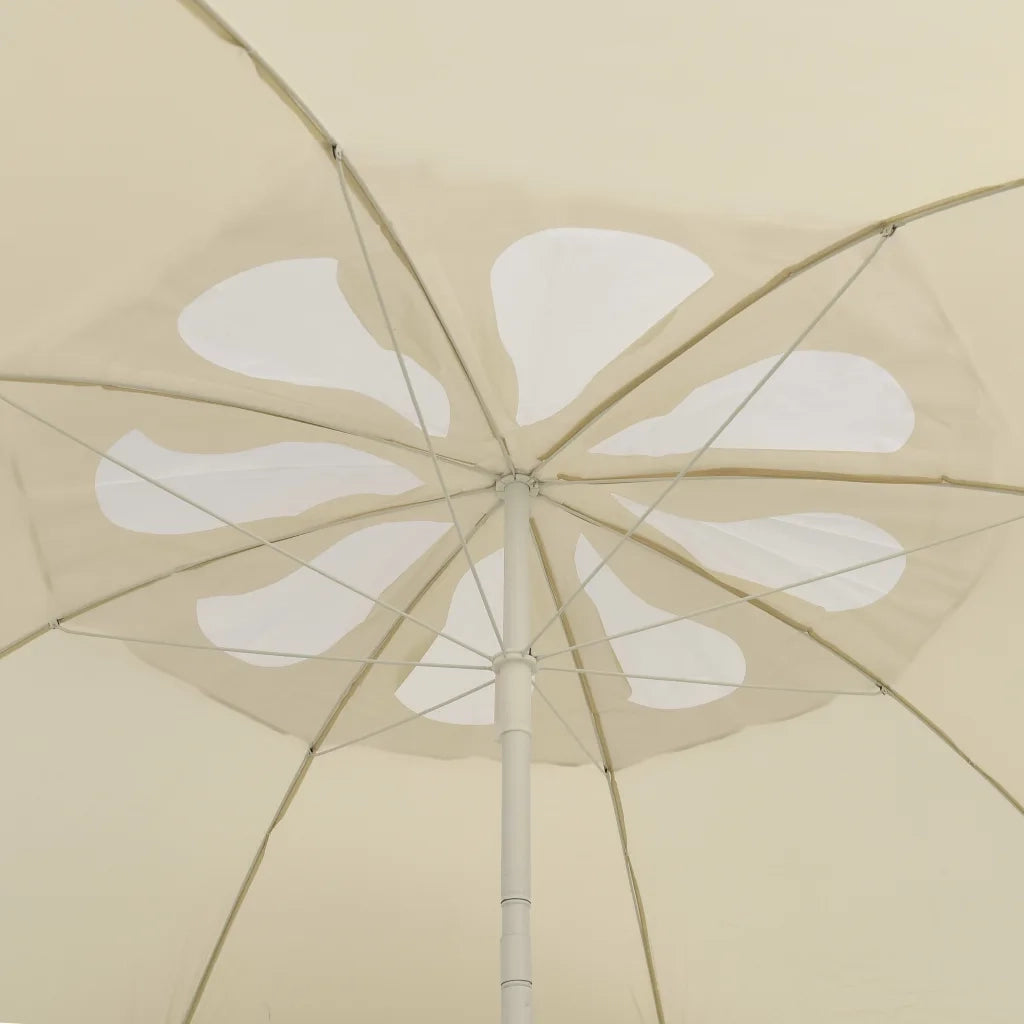 Ombrellone da Spiaggia Giallo Sabbia 300 cm 314715