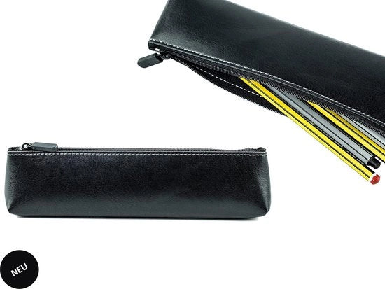 Etui per pennarelli e matite ecologico e veganista con chiusura a rullo - classico - 22 x 55 cm