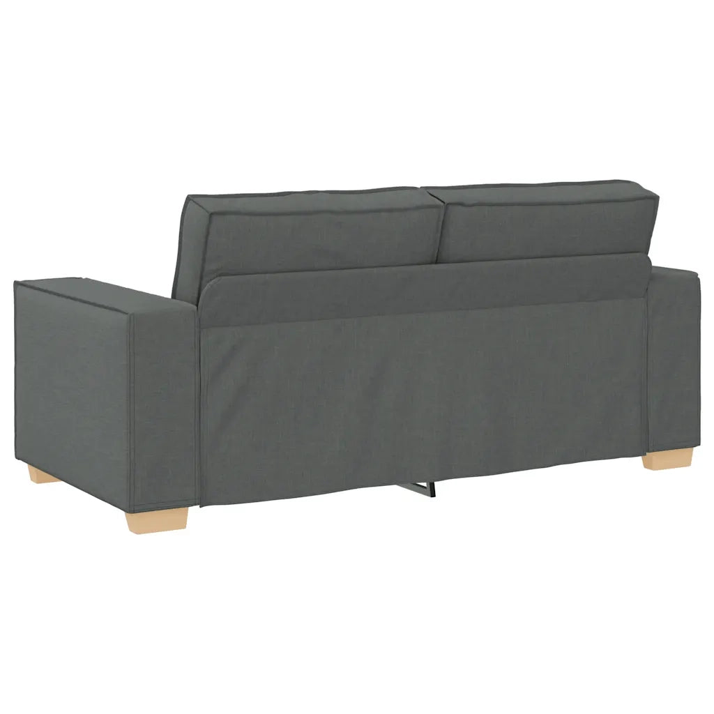 Divano a 2 posti Grigio scuro 180x78x84 cm in tessuto 4104981