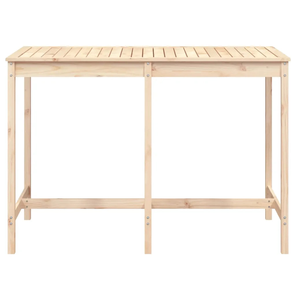Tavolo da Giardino 159,5x82,5x110 cm in Legno Massello di Pino 824095