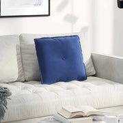 Cuscino per Schiena Blu Polizia 50 x 45 cm Tessuto in Cords