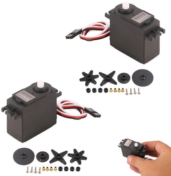 2 Set Servomotor RC S 3003 - Alta Velocità Servomotore Silenzioso per RC Racing